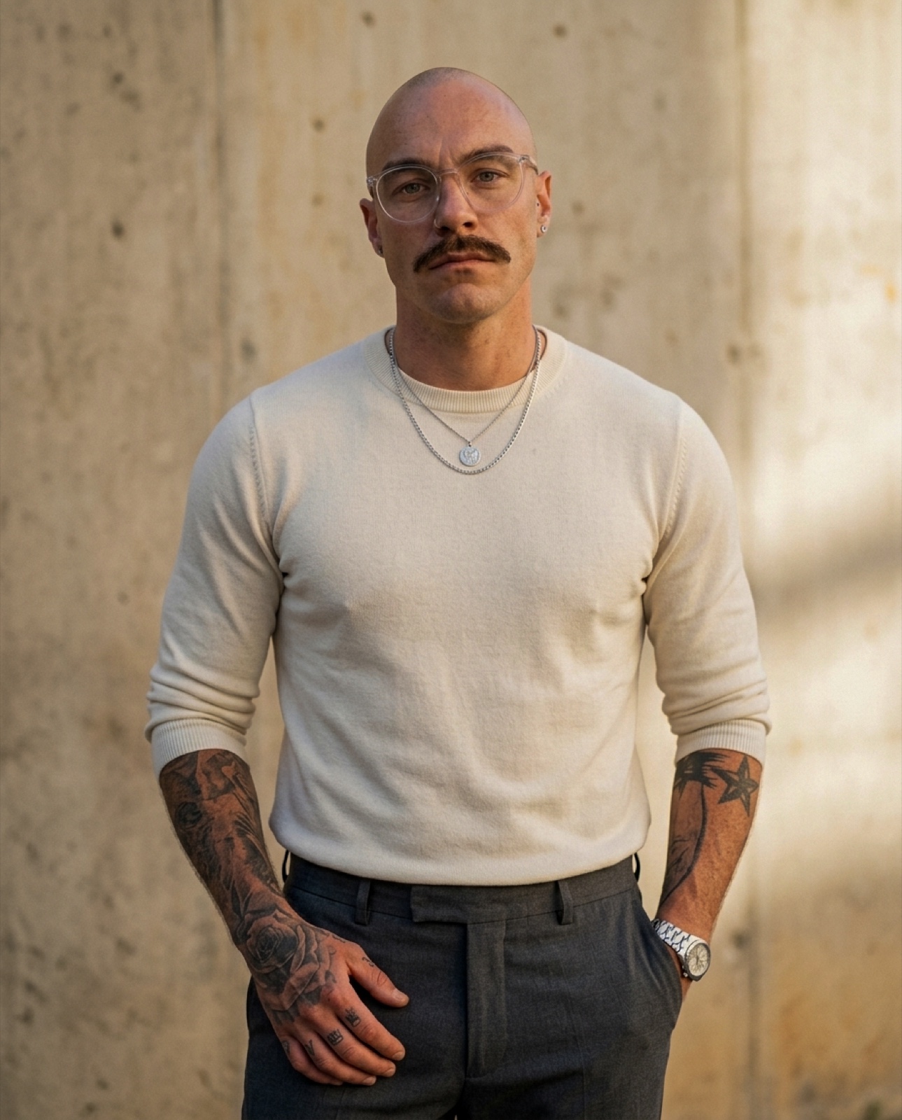 Julz — Portrait im Strickpullover